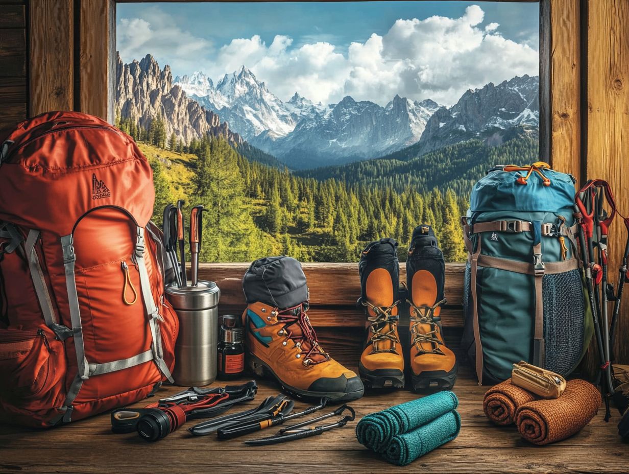 Top 10 gear upgrades for serious hikers, including essential items for outdoor adventures.