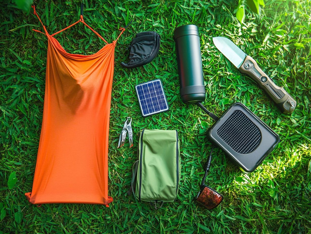 Image showcasing the top 5 camping gadgets for 2024