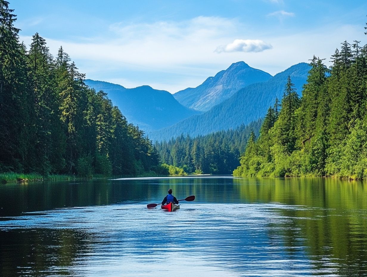 Image depicting kayaking locations in Oregon