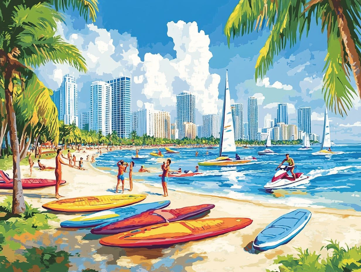 Image showing key takeaways about water sports rentals in Miami