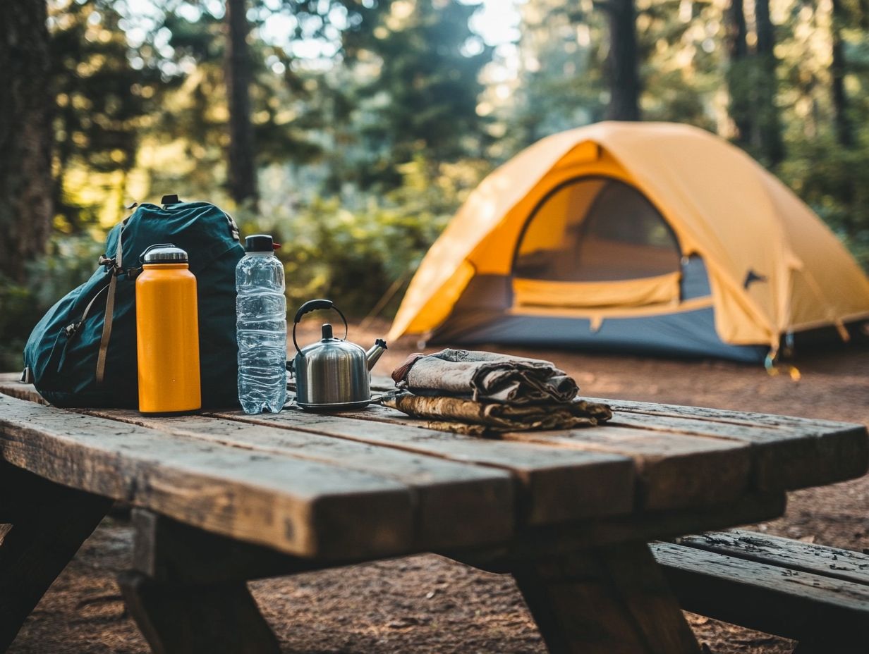 Is an expensive tent necessary for camping?