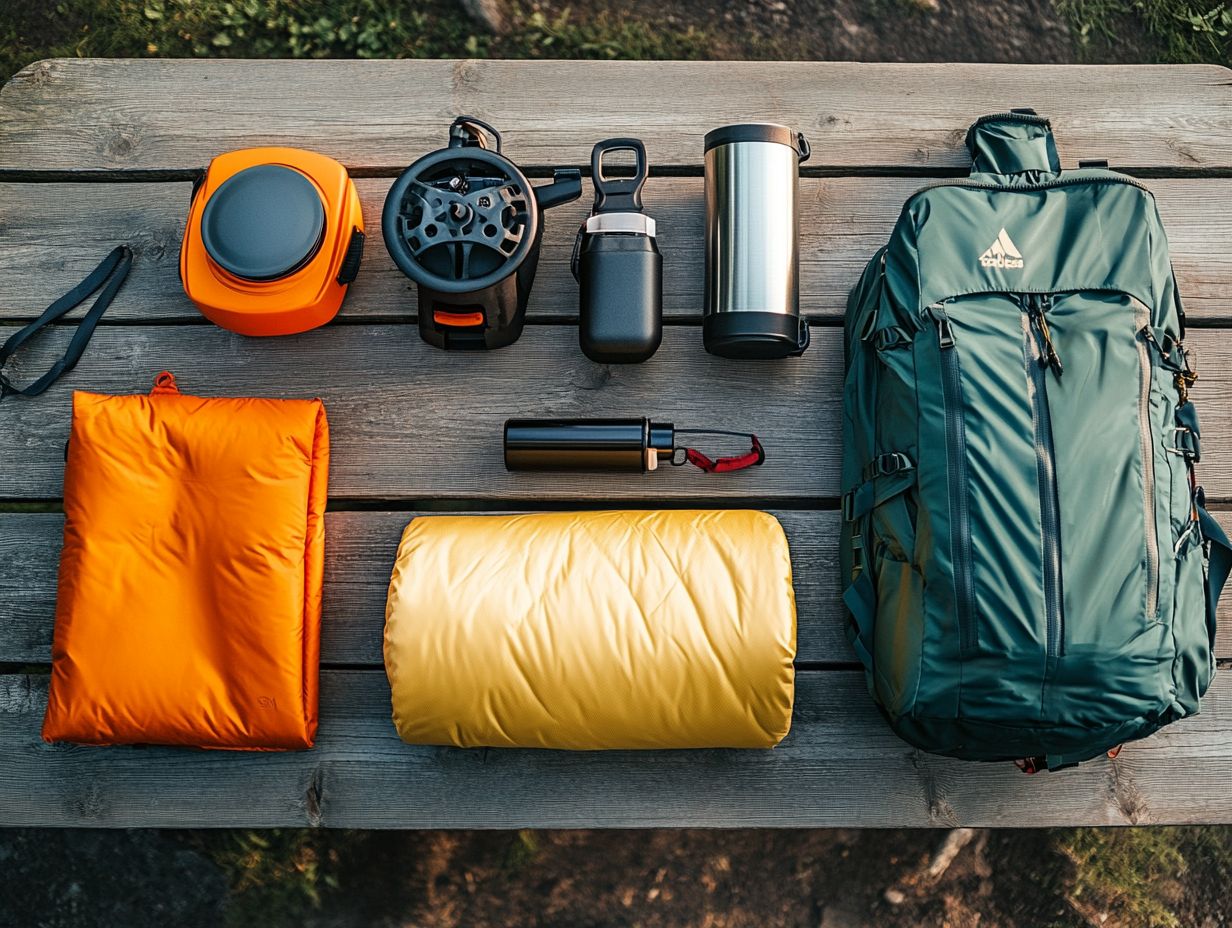 A cozy campsite setup illustrating comfort gear for car camping.