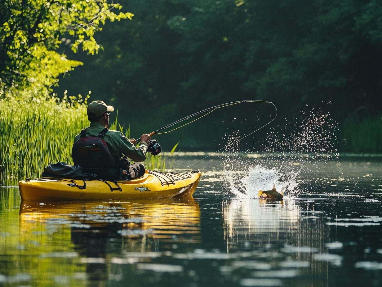 Essential tackle box for kayak fishing