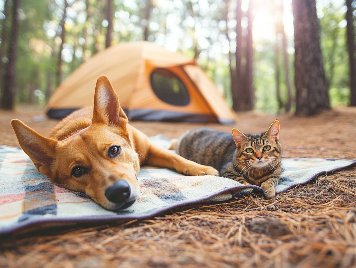 How Can You Ensure Your Pet's Safety While Camping?