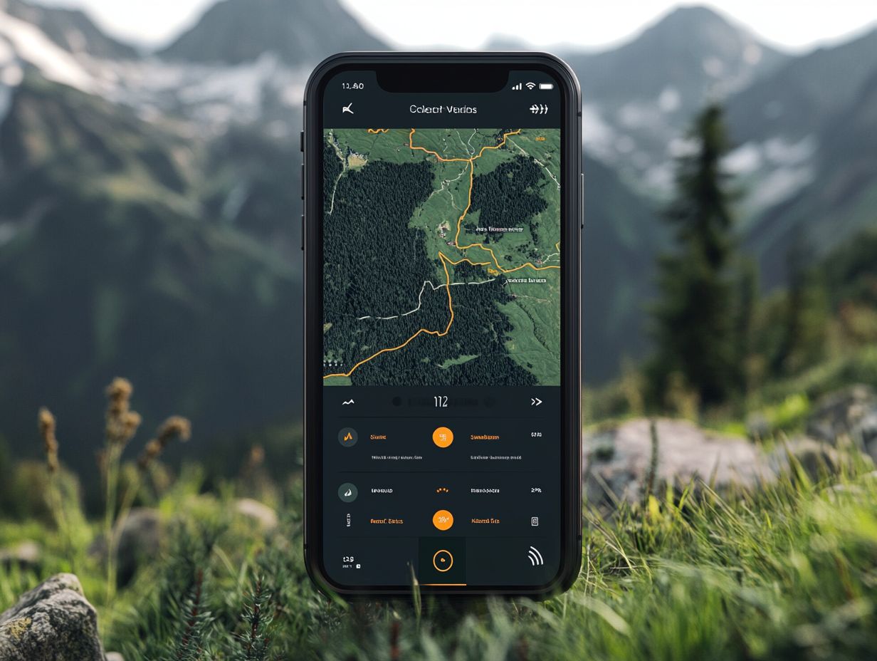 Gaia GPS User Enjoying Hiking in Nature