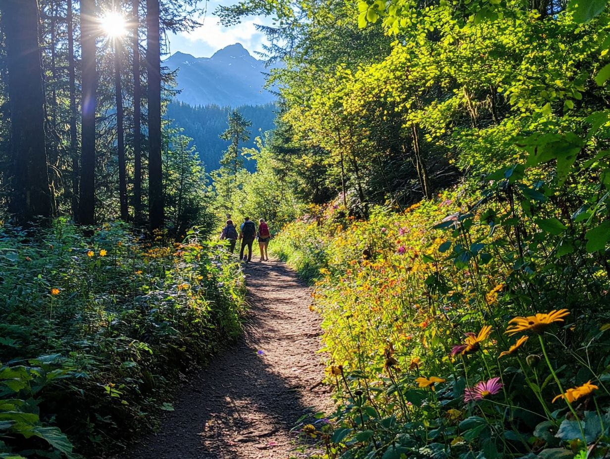 A stunning view of The Ravine showcasing its lush greenery.