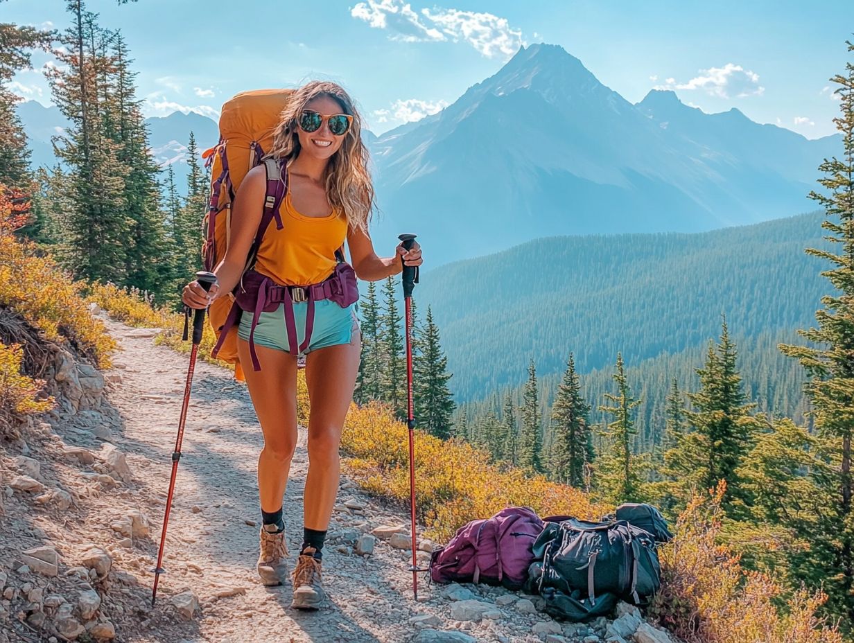 Sun protection gear for hikers