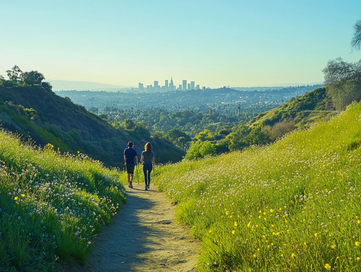 Image showing key takeaways of best hiking locations near Los Angeles