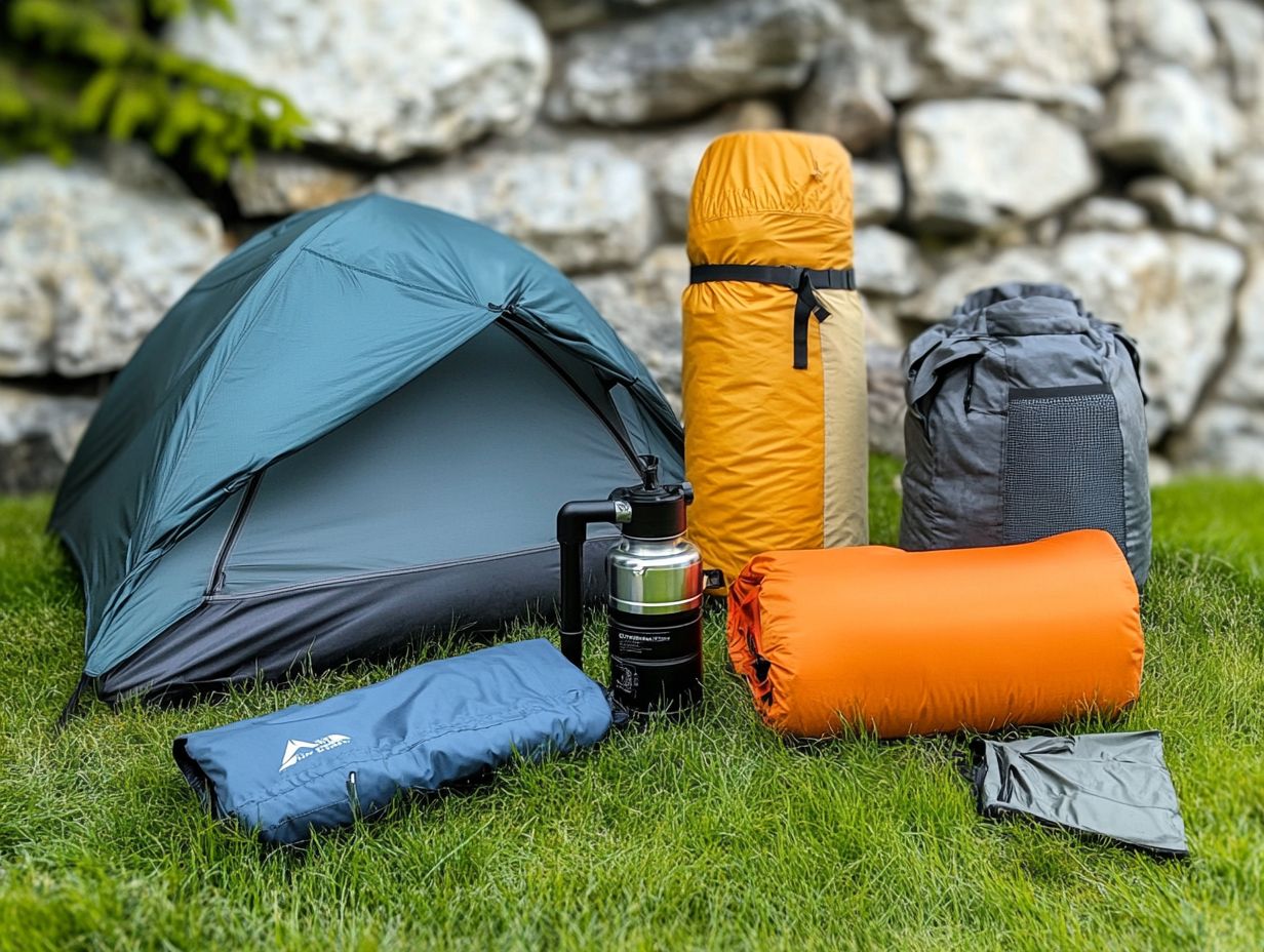 A portable solar charger suitable for backpacking.