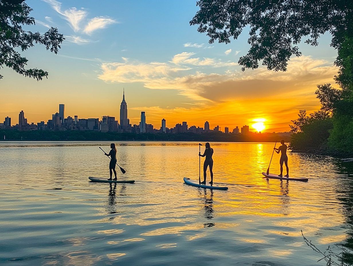 Beautiful paddleboarding locations in New York and New Jersey