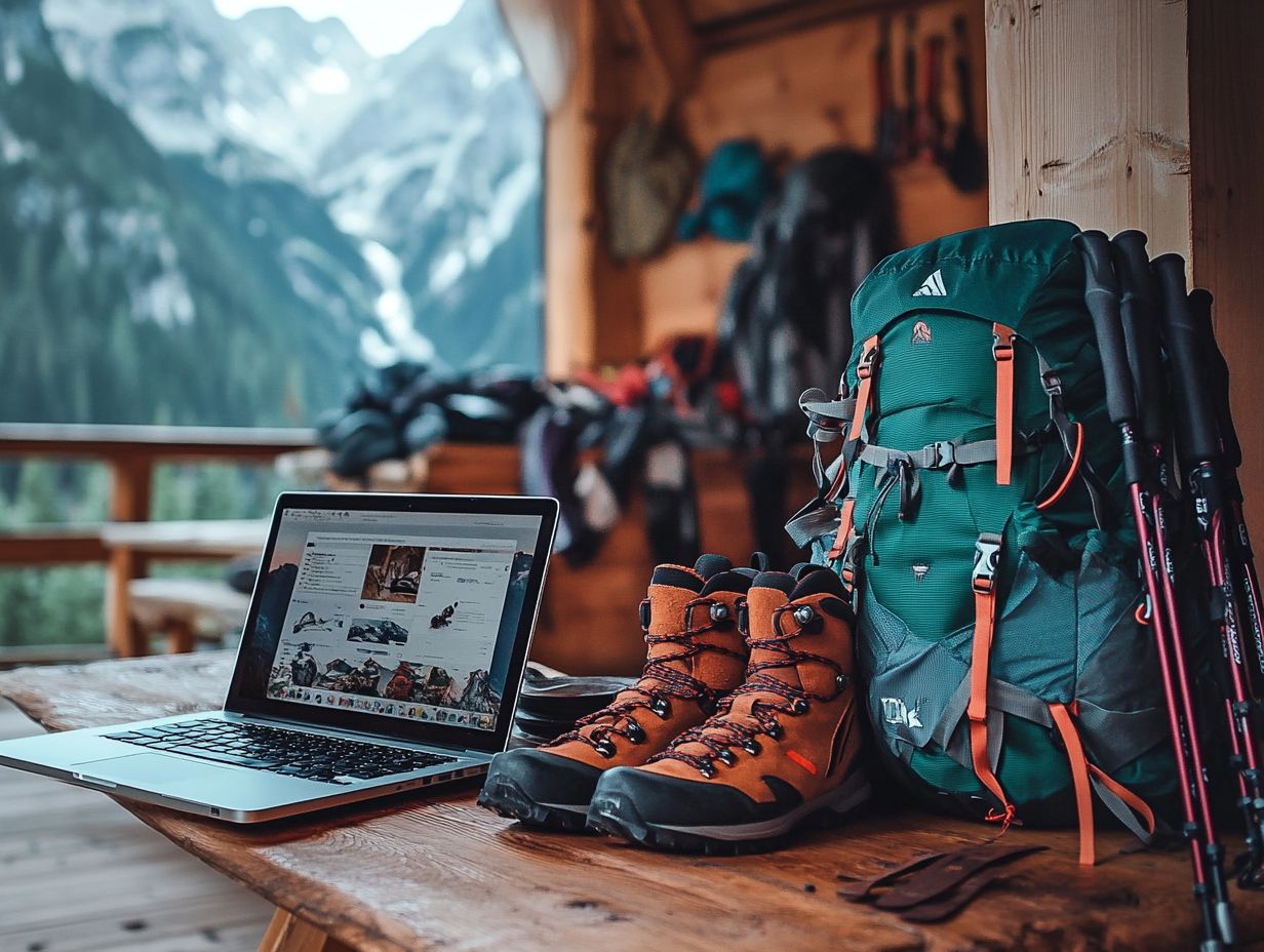 Top social media influencers for hiking gear reviews with amazing landscapes