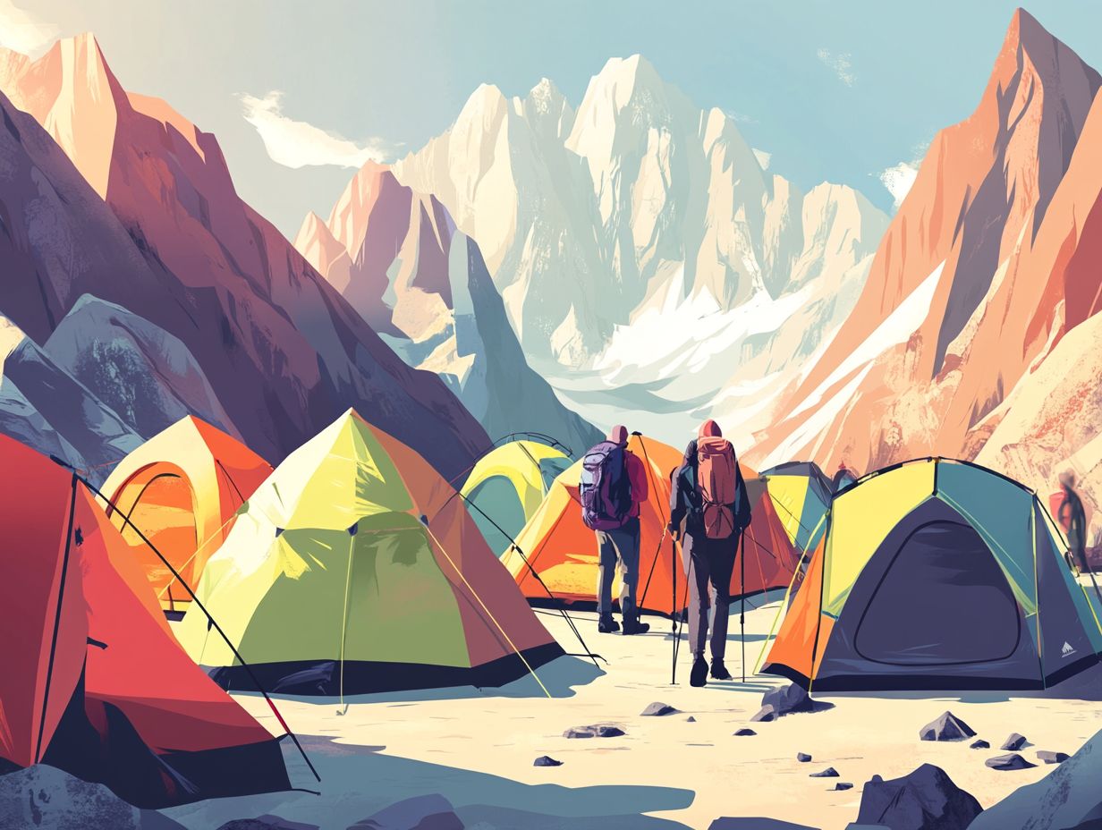 What factors should I consider when choosing the right backpacking tent?