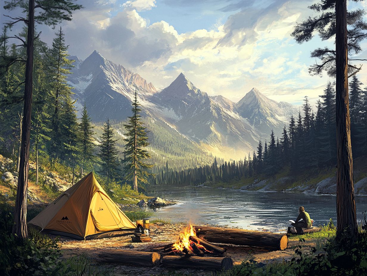 How do I find a campsite that suits my needs?