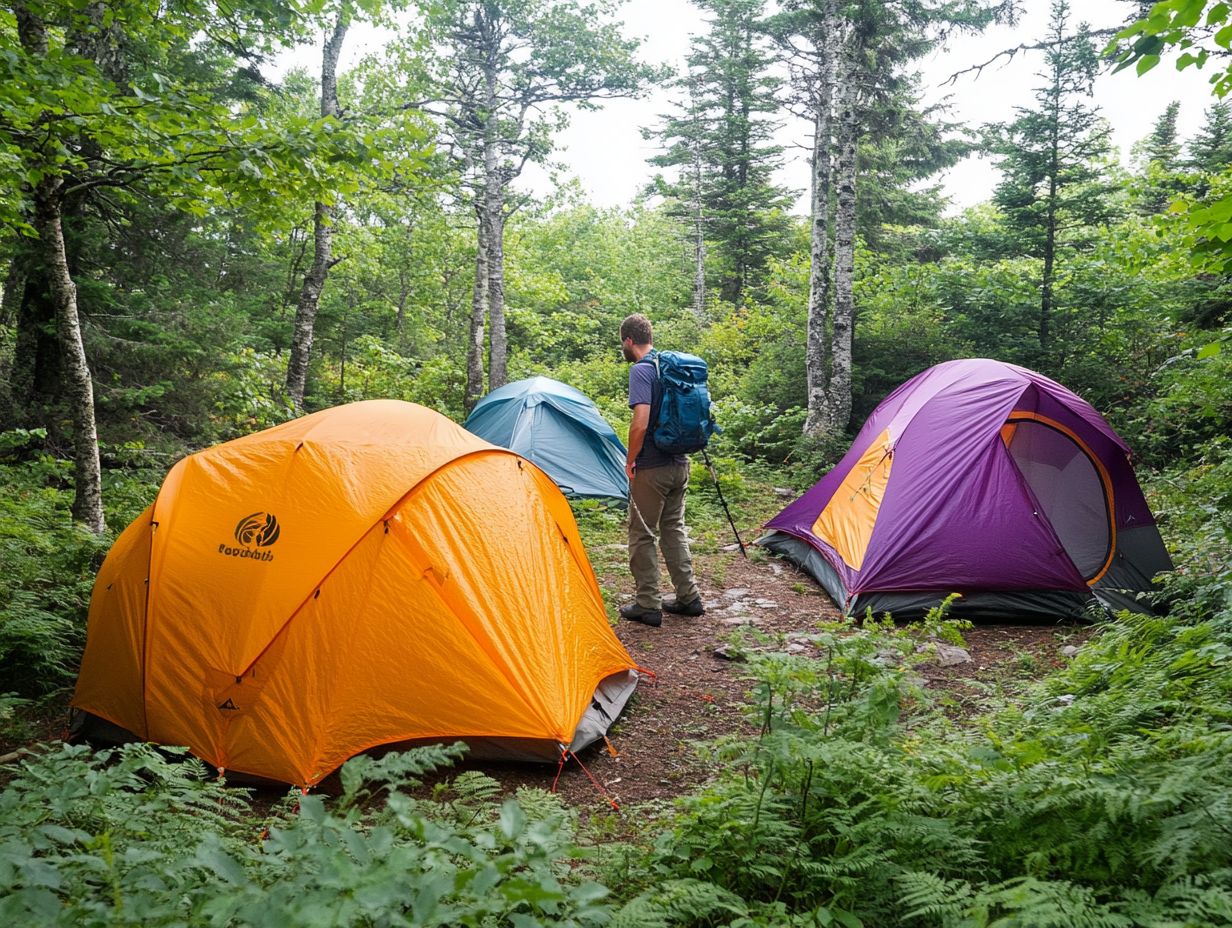 Types of Backpacking Tents