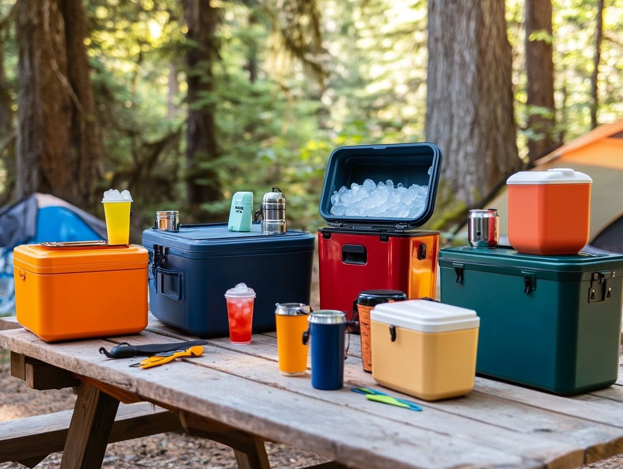 Comparison of camping coolers