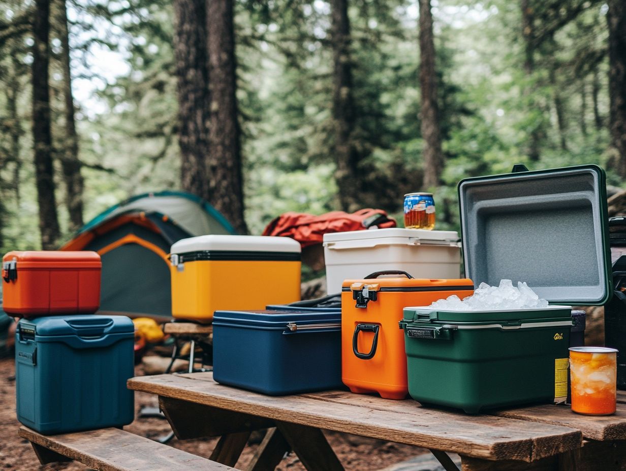 A comparison of various camping coolers to help you choose the best one.