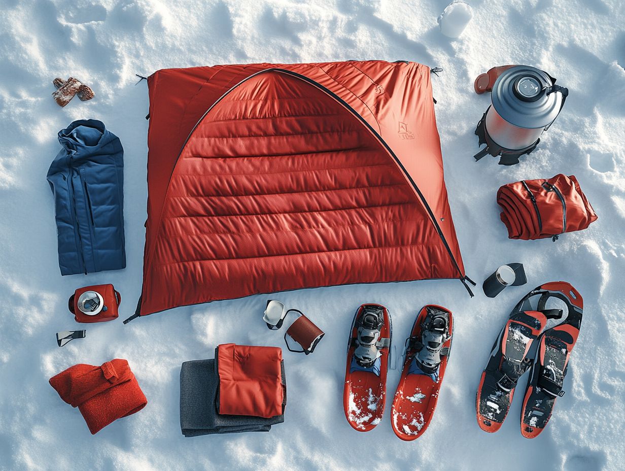 Essential winter camping gear checklist