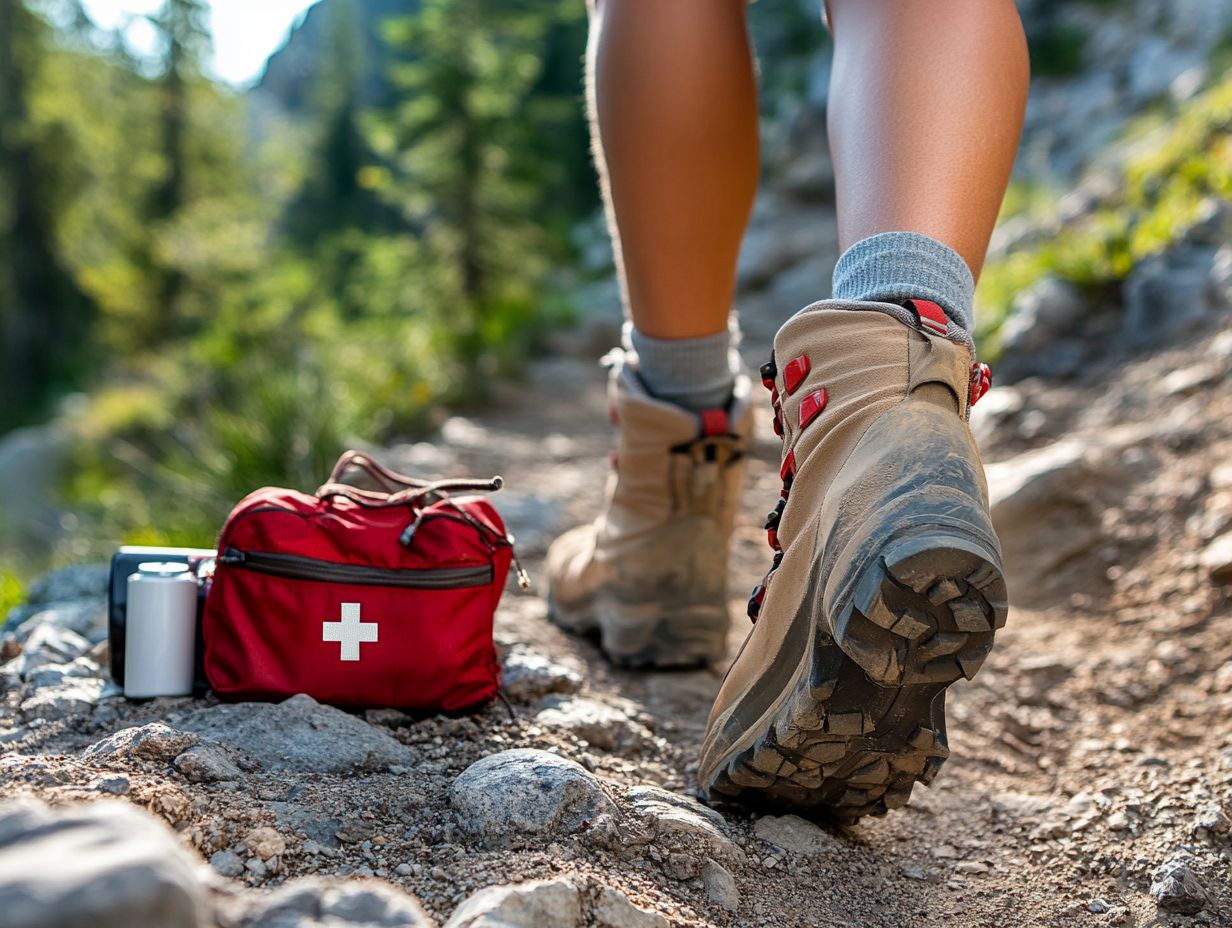 What are the best ways to prevent blisters while hiking?