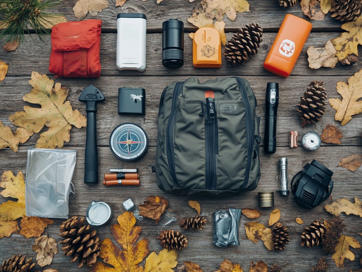 Packing Personal Items and Medications for Hiking