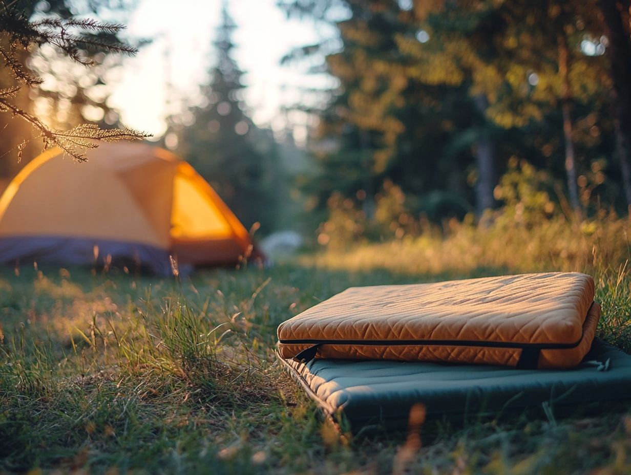 Choosing a camping mattress or pad