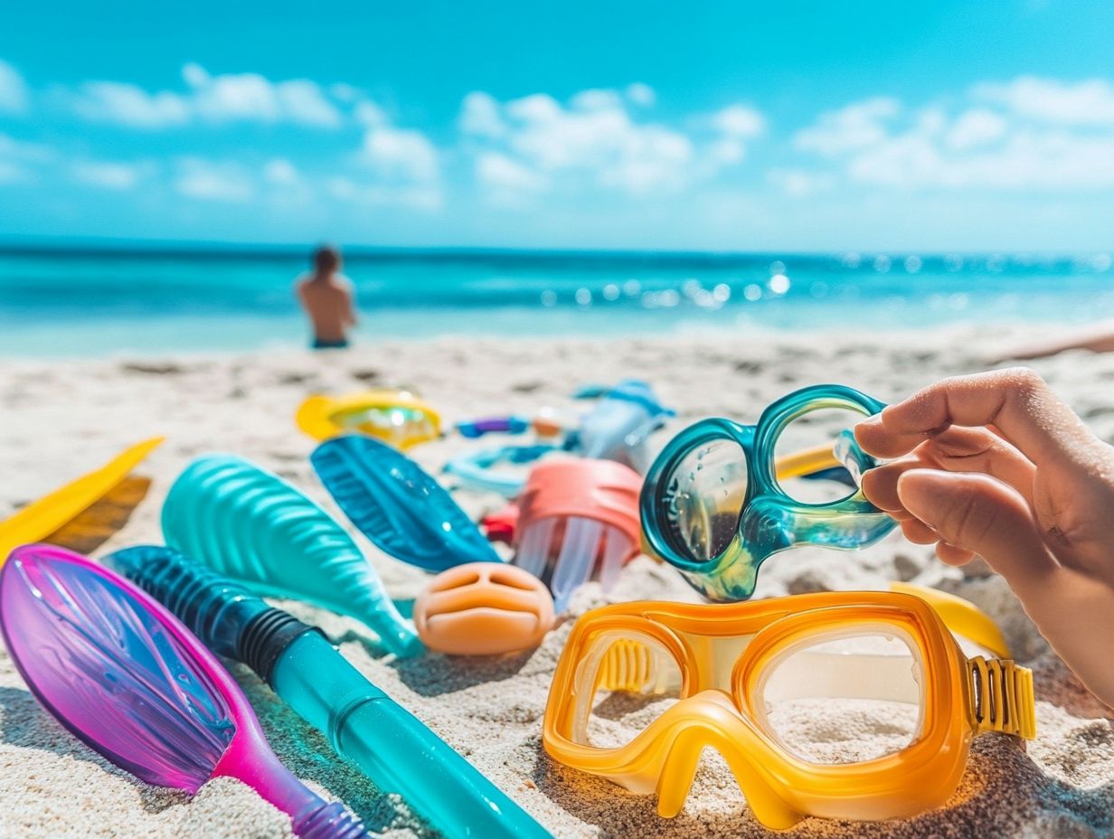 Visual summary of key takeaways for choosing snorkeling equipment