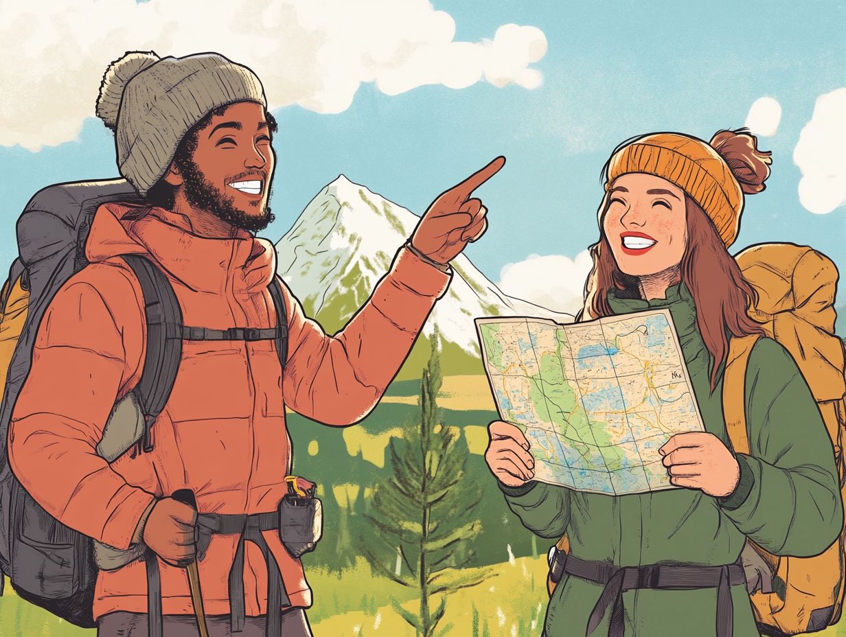 Visual summary of key takeaways for choosing the right hiking partner