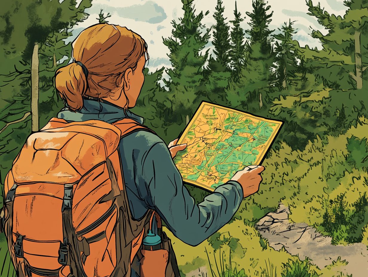 Should I choose a paper or digital trail map?