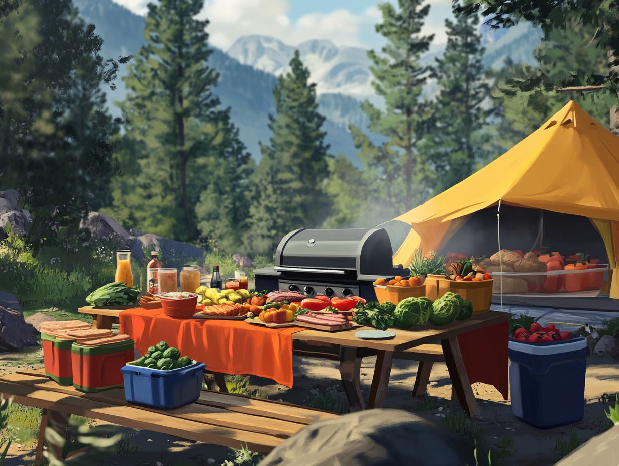 Best Practices for Keeping Food Fresh While Camping