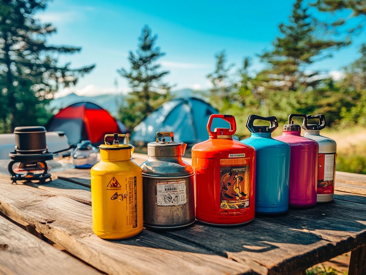 Kerosene fuel for camping stoves