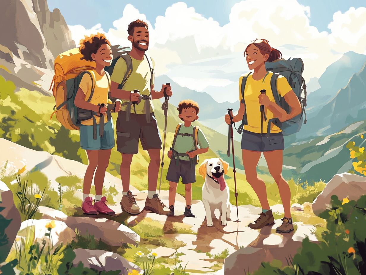 What are some essential must-have gear for family hiking trips?