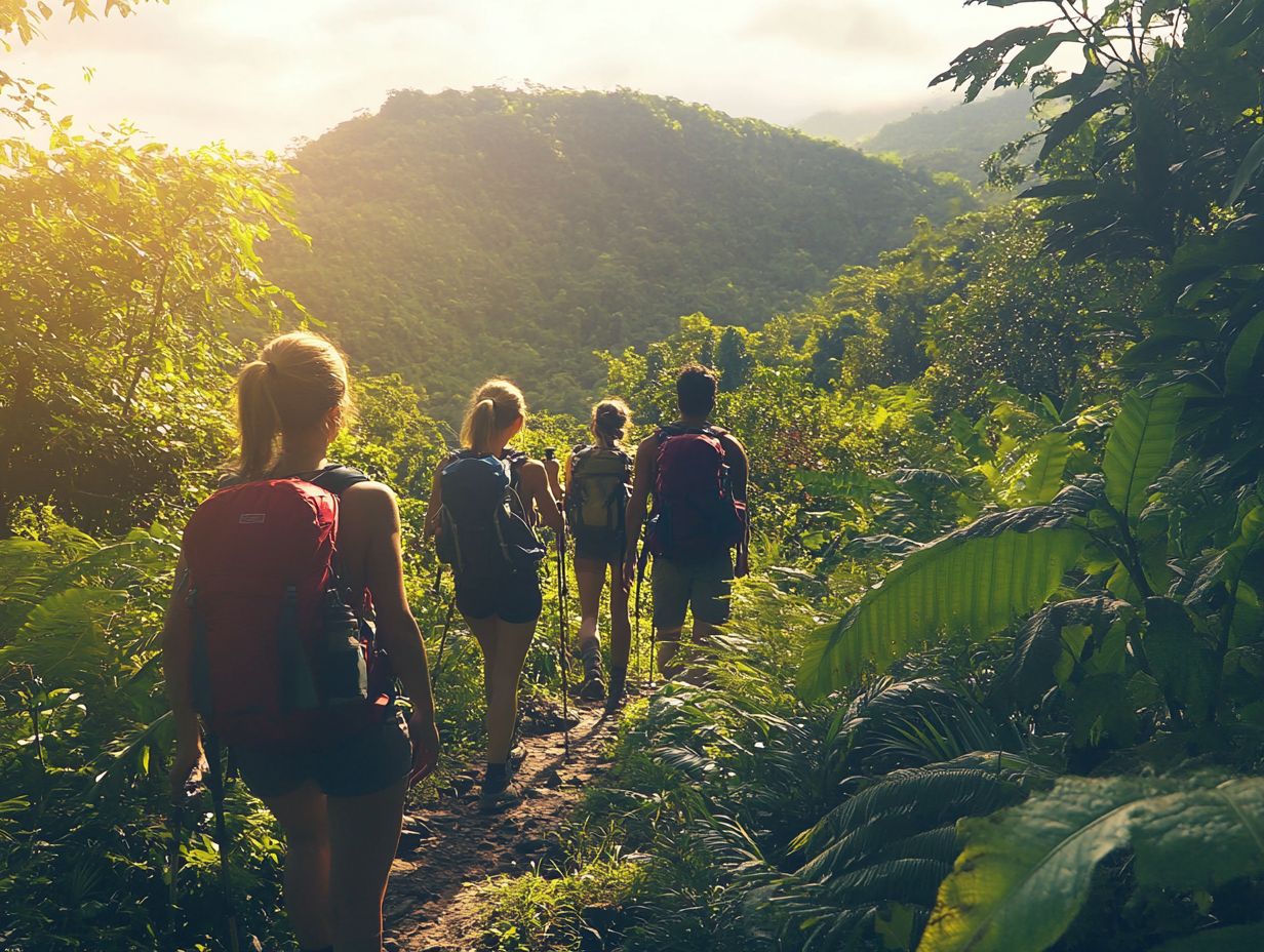 A beautiful hiking trail