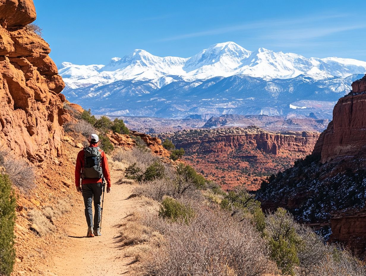 Stunning views from Utah hiking trails