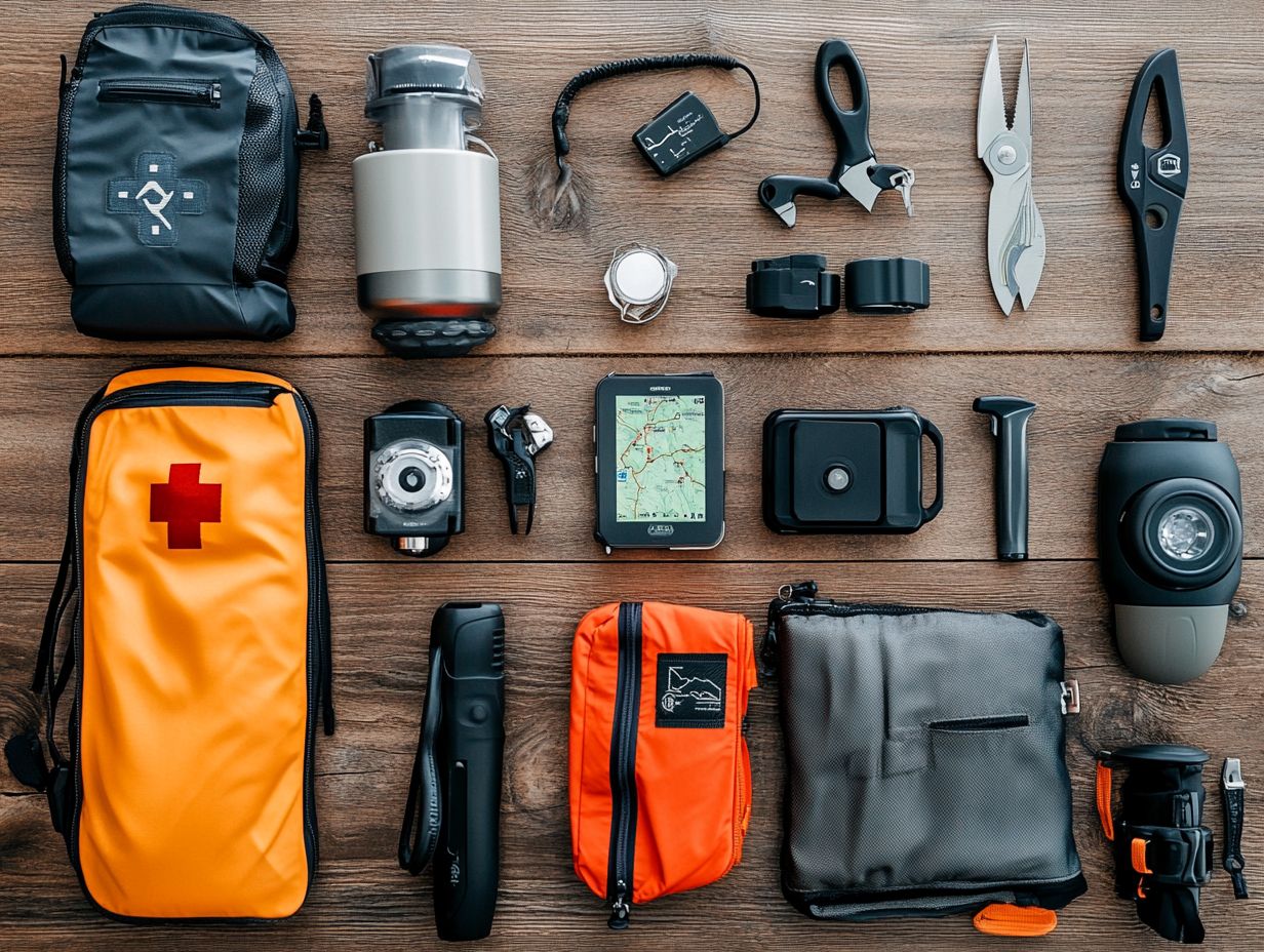 Portable stove for hikers to prepare meals.