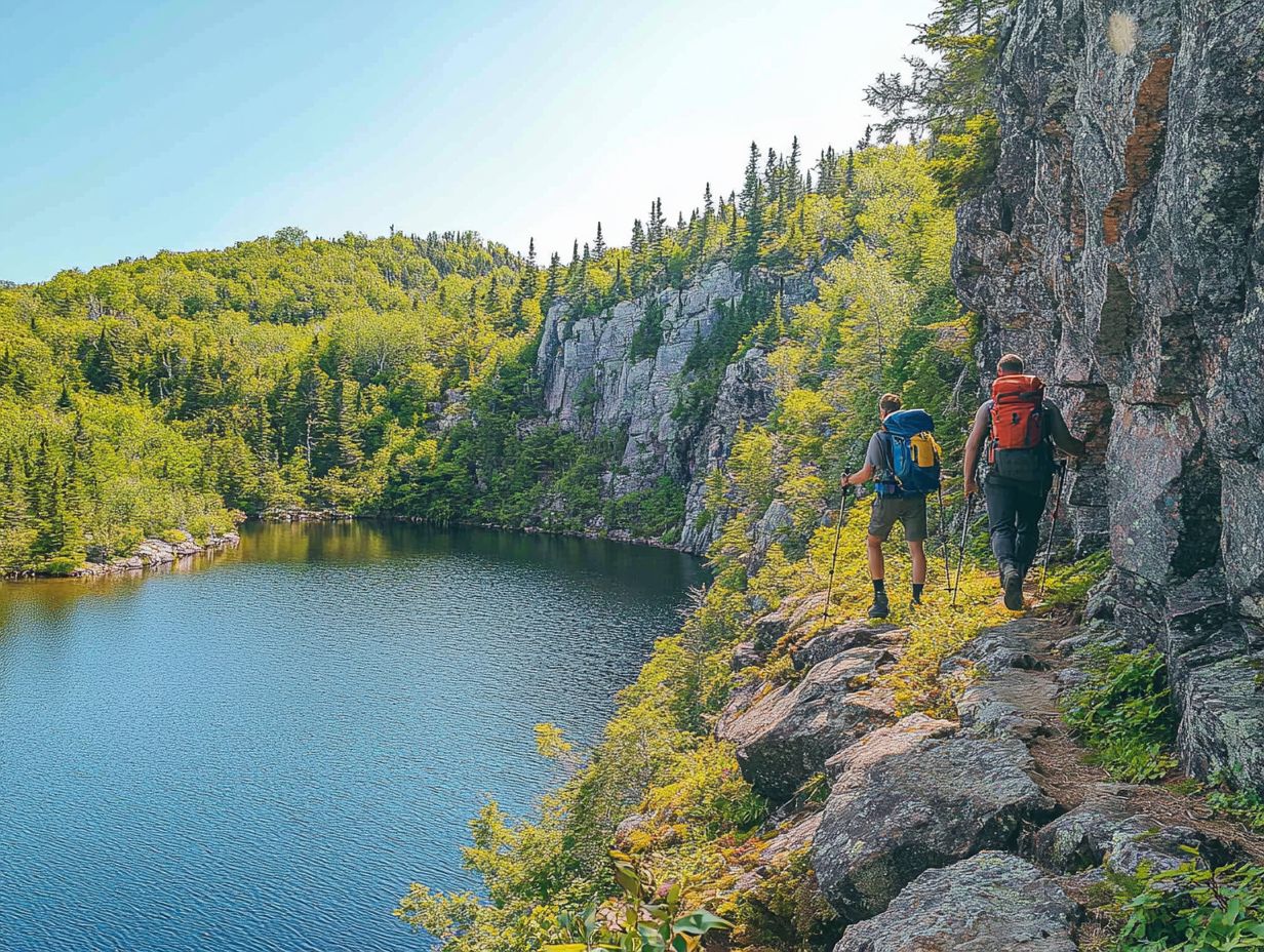 Stunning view of unique hiking experiences