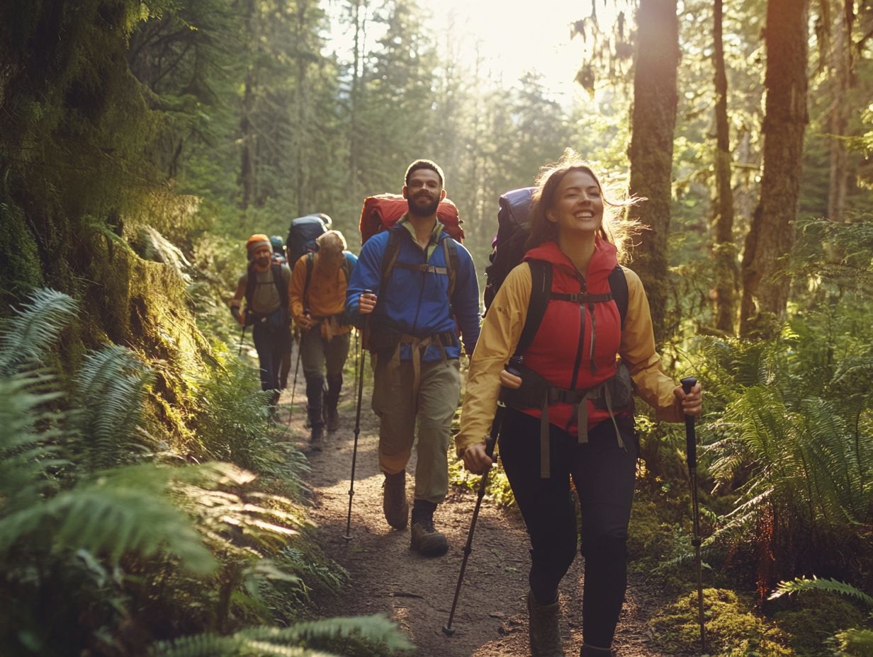 Image depicting the top 5 hiking trends for 2024