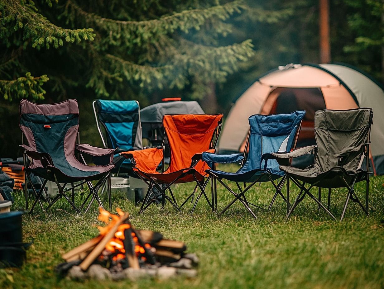 Image of the Kelty Low Loveseat Chair in outdoor setting.