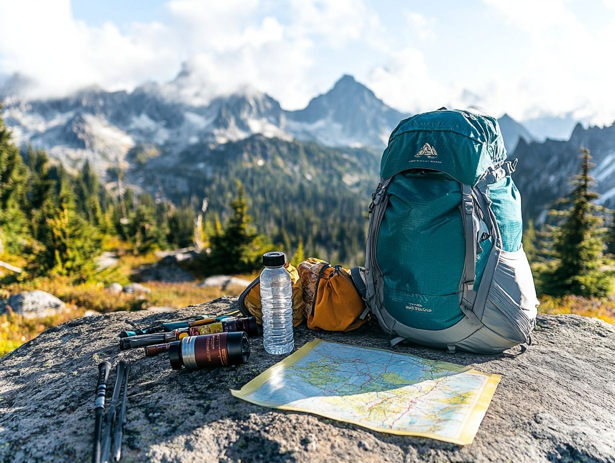 A guide on what to pack for a day hike