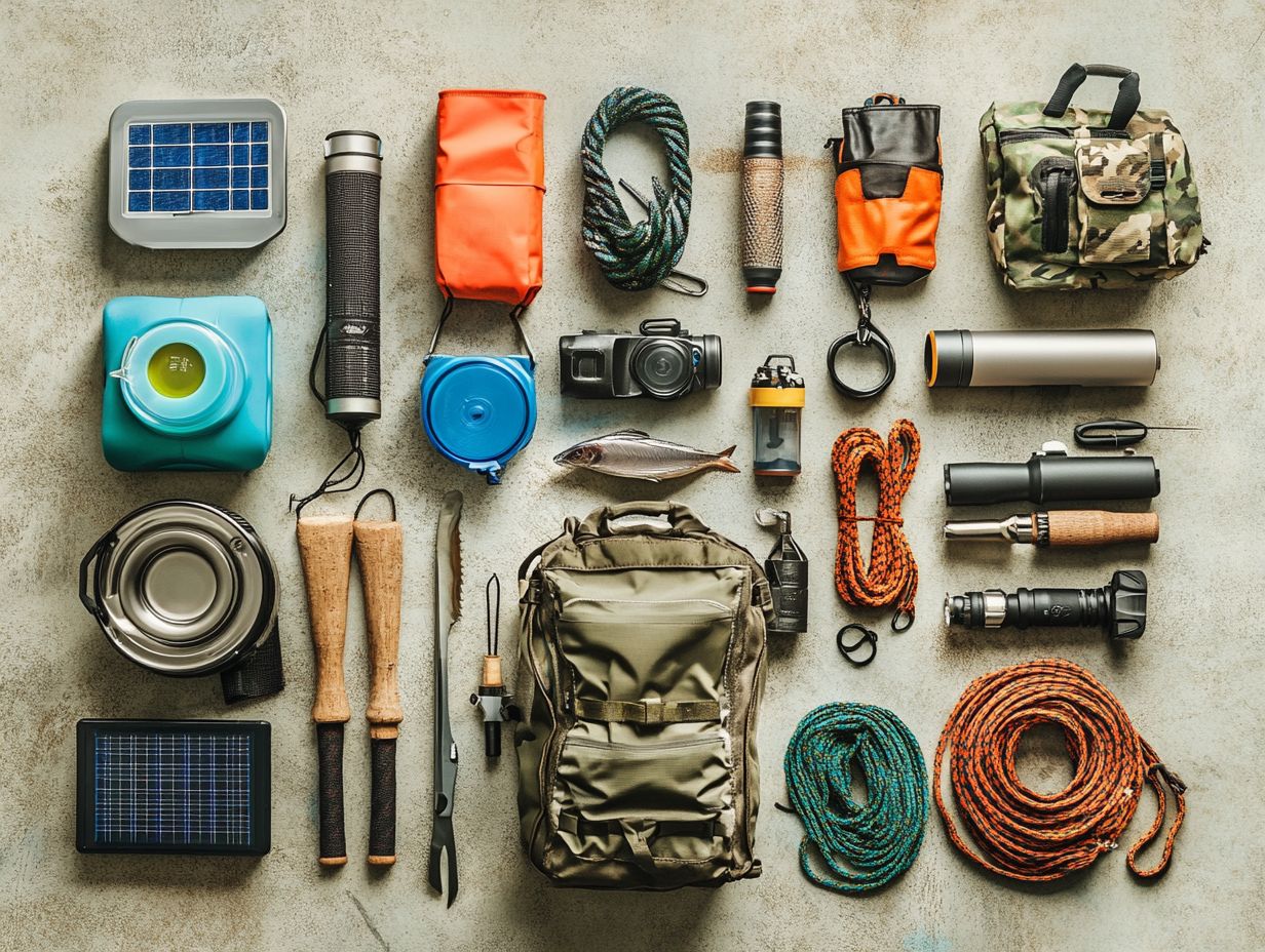 A paracord bracelet displayed as a versatile survival tool