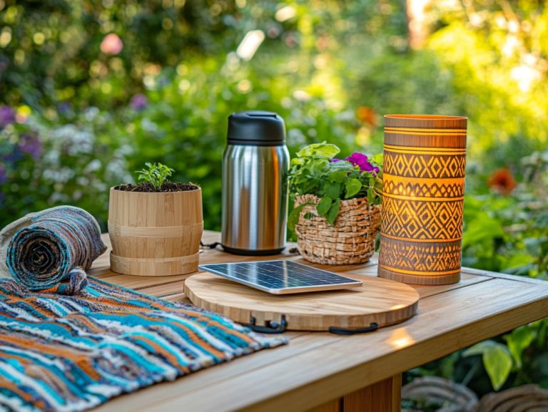 5 Accessories for Sustainable Outdoor Living