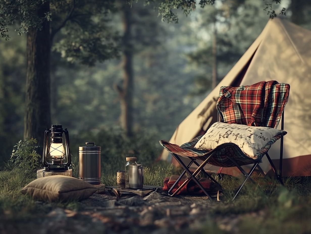 Camping essentials for personal hygiene