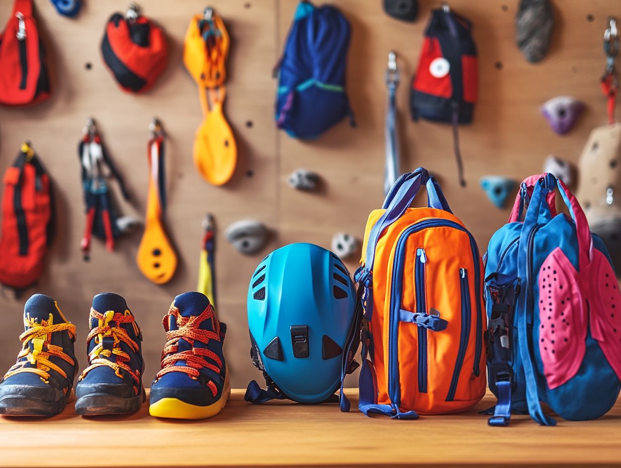 An overview of how brands ensure safety in climbing gear for kids.