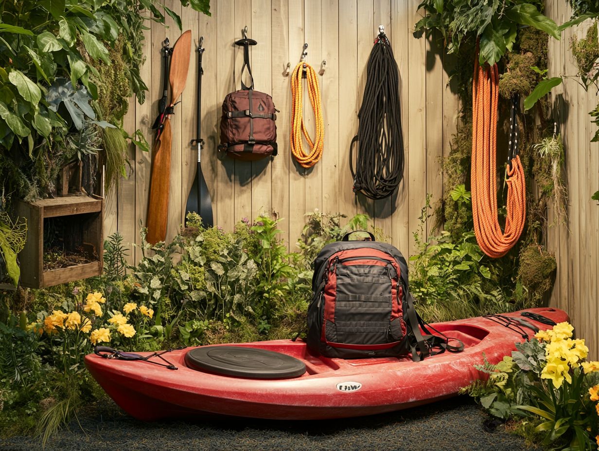 4. Create a Unique Hammock from Old Climbing Rope