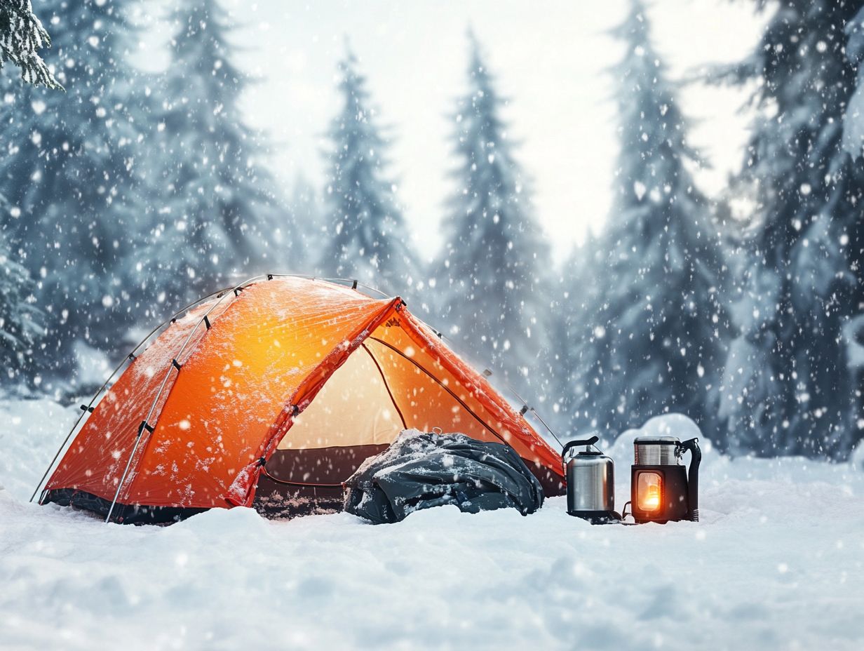 Proper Clothing and Layers for Winter Camping