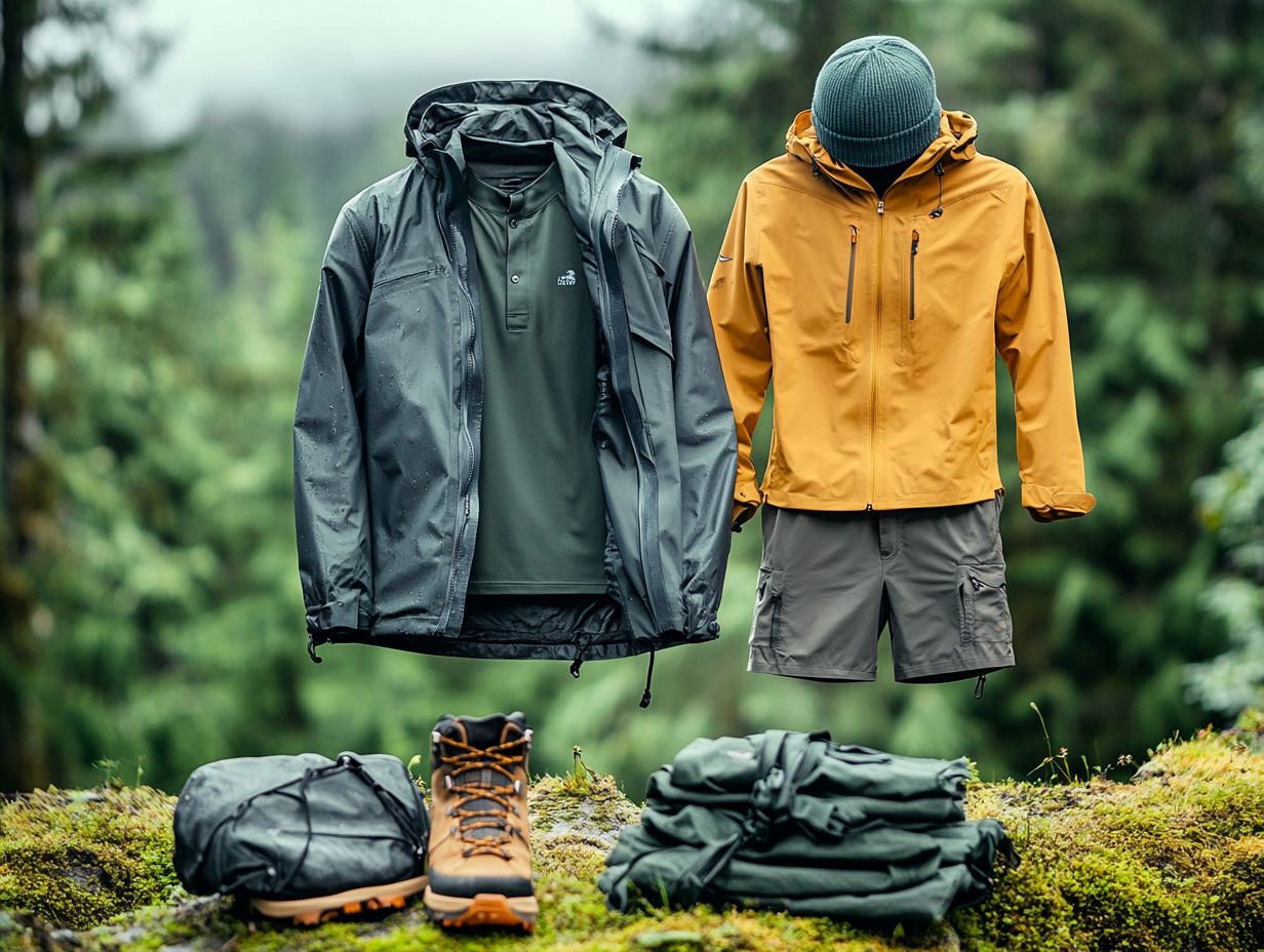 Illustration of 5 Essential Outdoor Clothing Items for Men