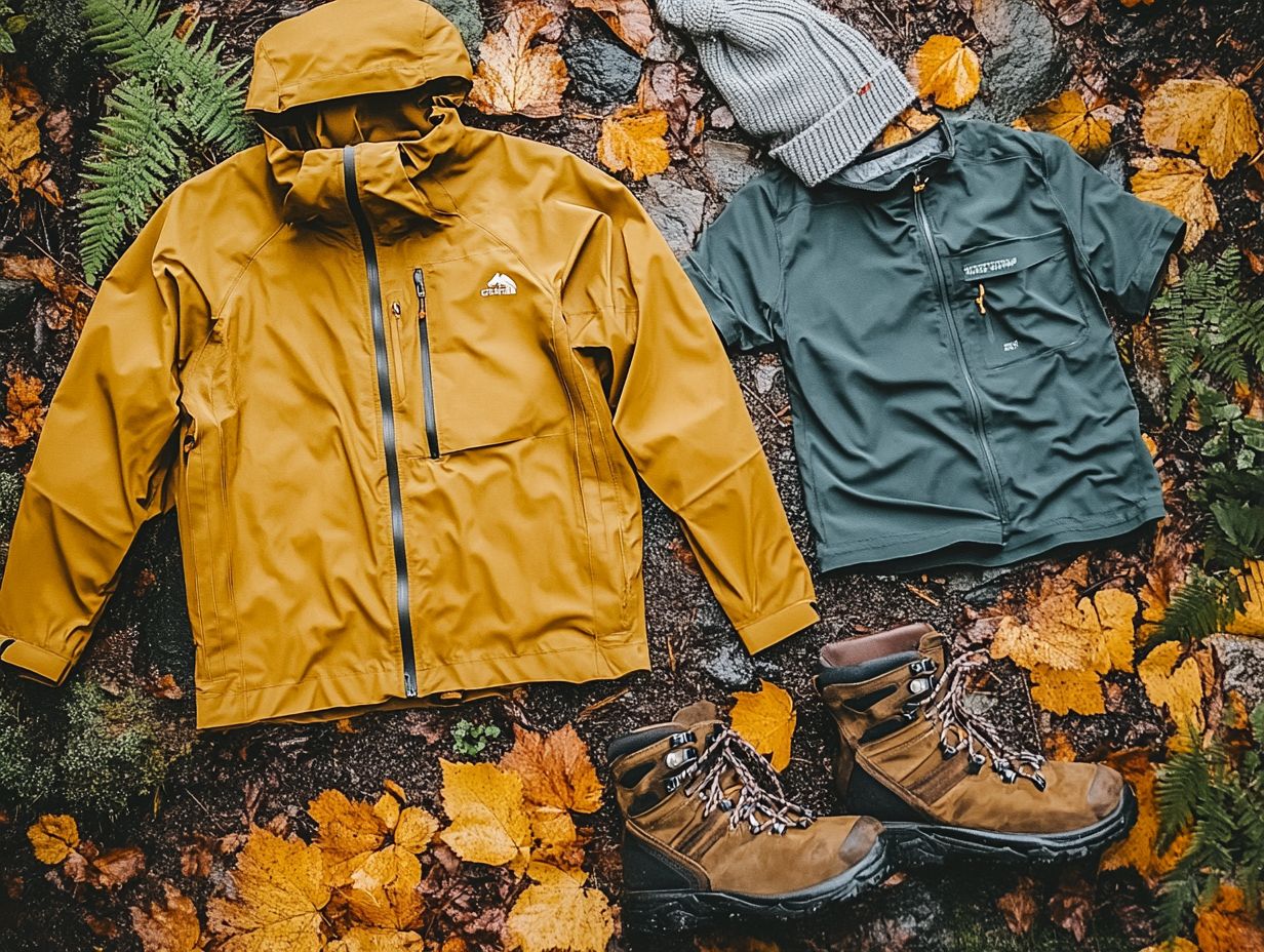 Image depicting essential outdoor clothing pieces