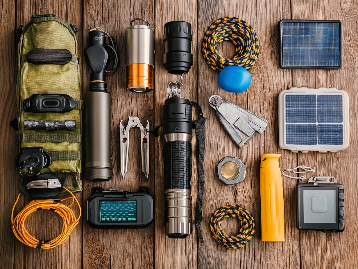 An overview of frequently asked questions about survival gear.