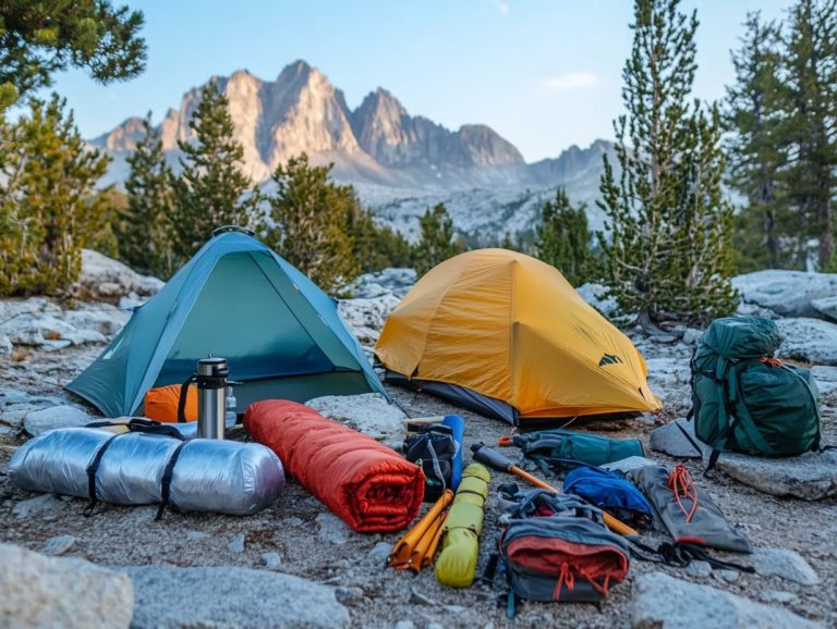 Best Lightweight Camping Gear for Backpackers