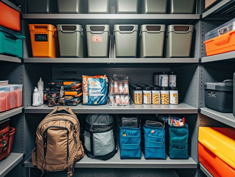 Best Practices for Storing Survival Gear