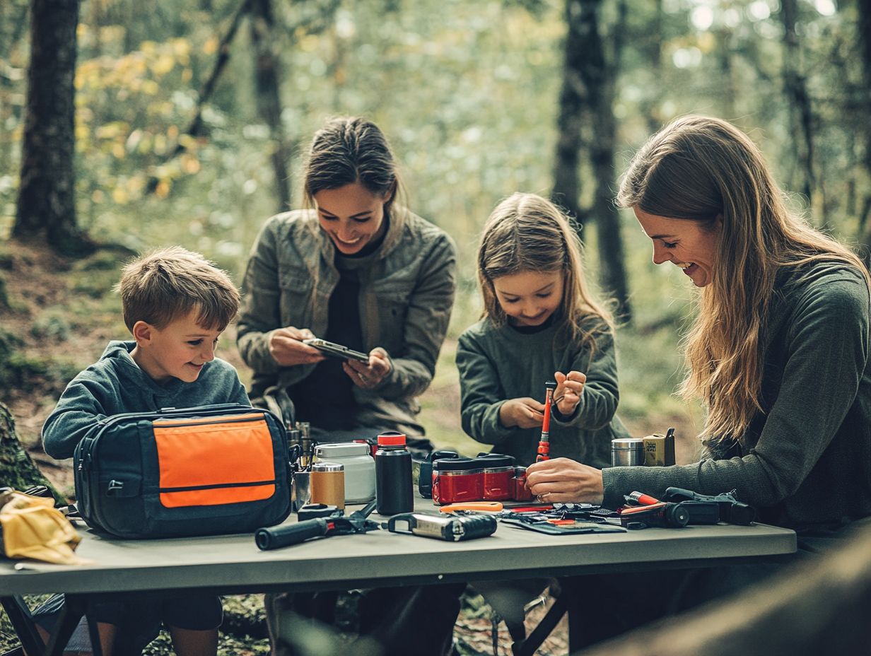 Illustration of Emergency Cash and Documents for Outdoor Adventures