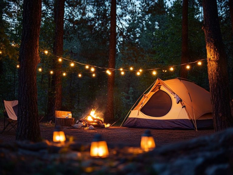 Choosing the Right Lighting Accessories for Camping